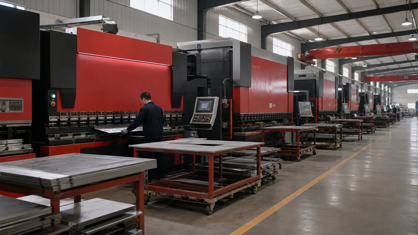 Press brake and sheet metal forming equipment