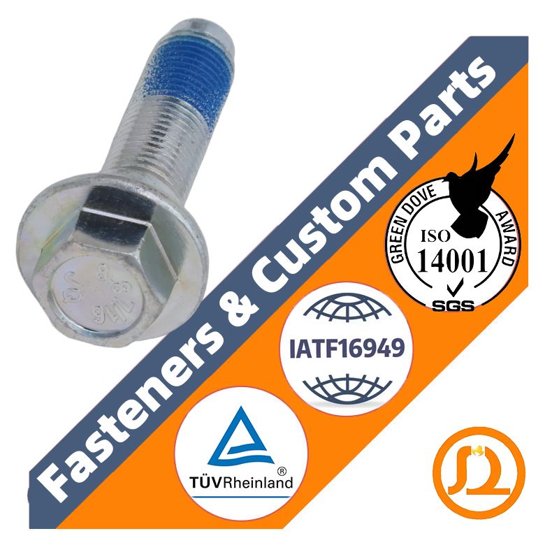 Flange and combination bolts